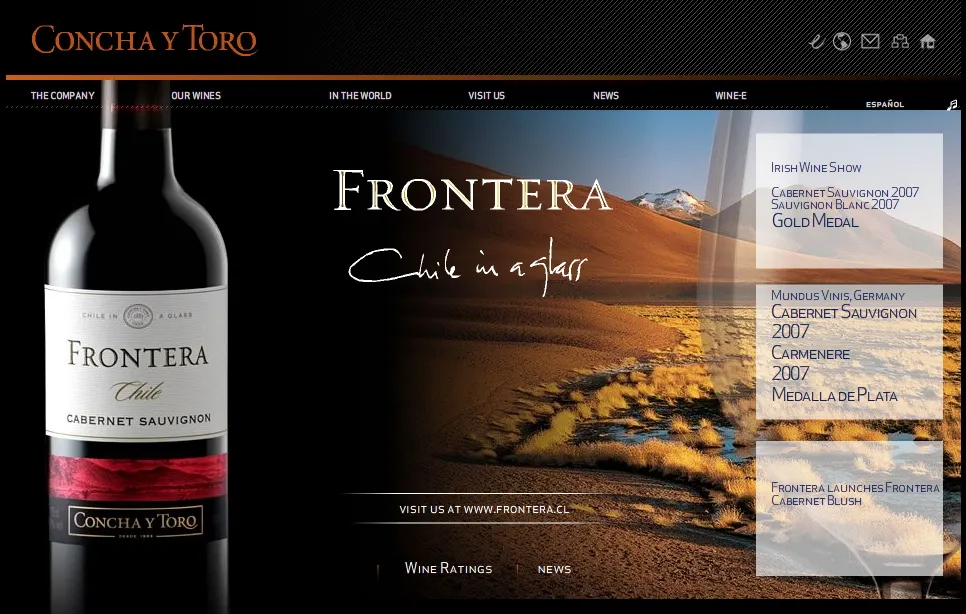 Captura del proyecto Viña Concha y Toro 8