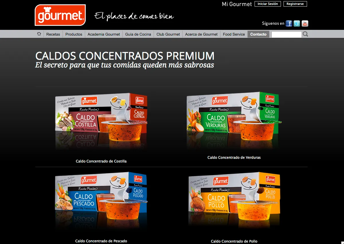 Captura del proyecto Good Food 9