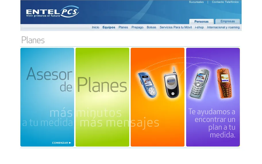 Captura de aplicación para Entel PCS