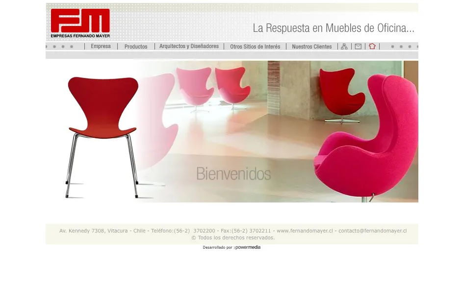 Captura del proyecto Muebles Fernando Mayer